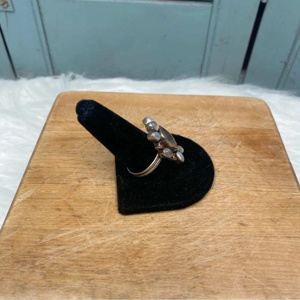 Nicky Butler Multi-Stone Statement Cocktail Ring in Sterling Silver Size 11.5